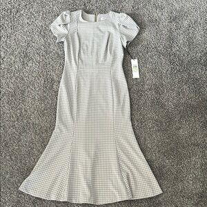 NWT Calvin Klein gingham dress